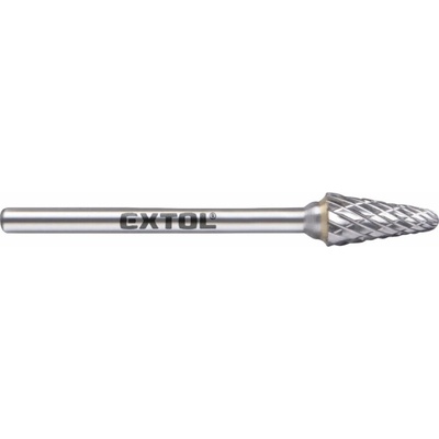 EXTOL PREMIUM EXTOL Fréza karbidová, konická zakulacená, 6x13mm, stopka 3mm, sek střední 8703893