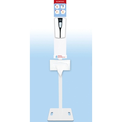 Stojanynadezinfekci Stojan na dezinfekci LUX bílý 011 – Zboží Mobilmania