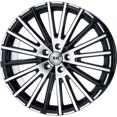 RH WM Flowforming 8x17 5x112 ET35 black polished