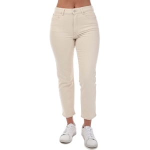 Only Дънки Only Emily Stretch High Waist Straight Jeans - White