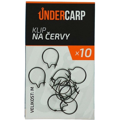 UnderCarp Klip na červy 10 ks M