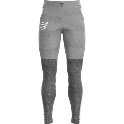 Compressport SEAMLESS pants pánské sportovní tepláky šedá