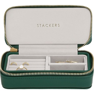 Stackers Пътническа кутия за бижута Stackers Travel cлassic горско-зелена (76421)