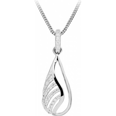 Silver Cat Módny náhrdelník so zirkónmi SC391