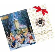 LEROS BYLINNÝ ADVENTNÝ KALENDÁR S BETLEHEMOM 4 24 druhov čajov po 1 vrecúšku vystrihovacie postavičky 24 ks menovky 24 ks inov. 2024 1x1 set