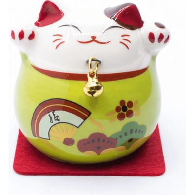 Milujeme Kameny Maneki neko - mávající kočička - Botan - feng shui