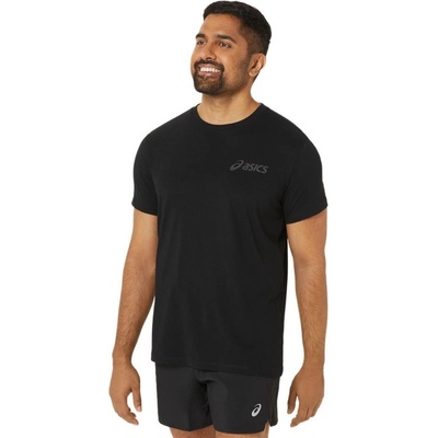 Asics Chest Logo short sleeve T-shirt Performance black graphite grey