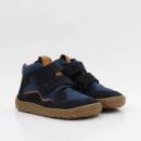 Froddo kotníkové boty G3110266 barefoot chlapecké na suchý zip tmavě modré