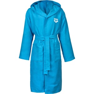 Arena Детски халат Arena Kid's Zeal Robe Bathrobe - Turquoise / White - размер 116 (EU) (750-1939-0311)