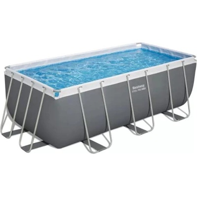 Bestway Градински басейн Bestway 56456 Power Steel 4, 12m x 2.01m x 1.22m Rectangular с картуш. филтър