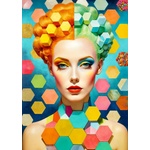 Enjoy - Puzzle Hexa Portrait - 1 000 piese