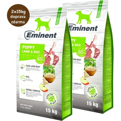 Eminent Puppy Lamb & Rice 2 x 15 kg