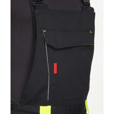 Ardon H6472 kalhoty NEON WINTER s laclem zimní monterkové černo-žluté
