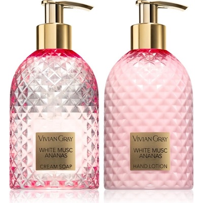 Vivian Gray Gemstone krémové mydlo 300 ml + hydratačné mlieko na ruky 300 ml kozmetická sada