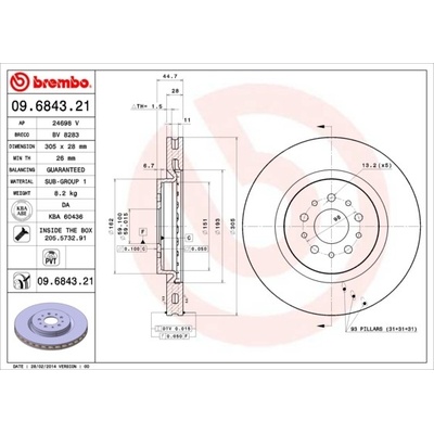 BREMBO 09.6843.21