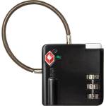 Craghoppers TSA Padlock Combo/Cable Цвят: черен