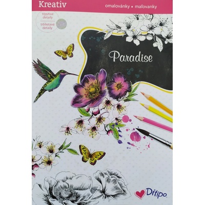 Ditipo Trblietavé maľovanky Paradise 21 x 30 cm