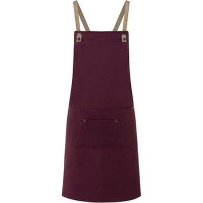Karlowsky Gastro zástera KY120 Aubergine 70 x 85 cm