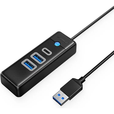 ORICO хъб HUB USB3.0 3 port - 2 x USB3.0, 1 x Type C, Black - PWC2U-U3-015-BK (6941788855281)