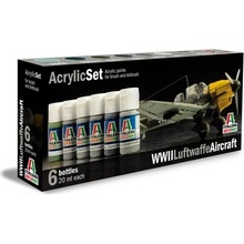 Italeri Sada farieb Acryl Set WW2 Luftwaffe Aircraft