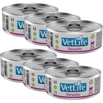 Vet Life Natural Cat conc. struvit 6 x 85 g