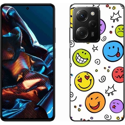 Pouzdro mmCase Gelové Xiaomi Redmi Note 12 Pro 5G - smajlíci