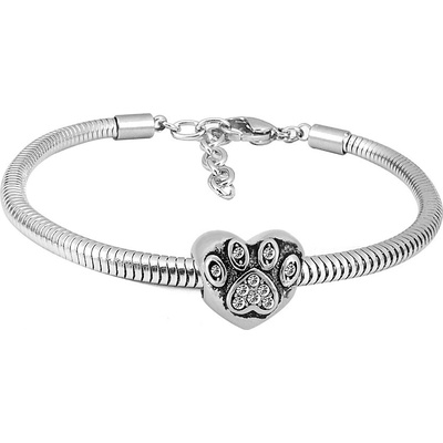 Linda's Jewelry náramok Labka Chirurgická oceľ INR067