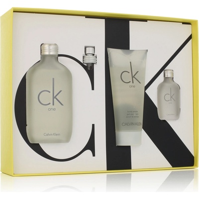 Calvin Klein CK One EDT 100 ml + EDT 15 ml + sprchový gél 100 ml darčeková sada