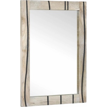 vidaXL Огледало за баня с огледало Кафяво 50 x 2.5 x 70 см (4018003)