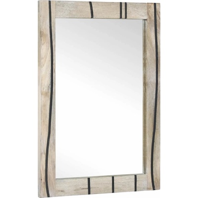 vidaXL Огледало за баня с огледало Кафяво 70 x 50 x 2, 5 см (4018003)