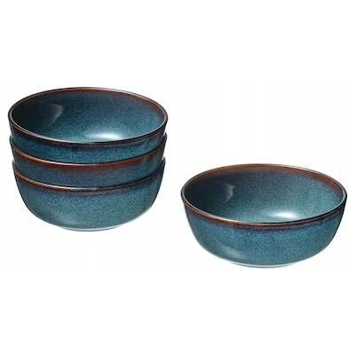 Ikea Miska Gladelig kamenina blue 400 ml