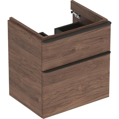 Geberit Koupelnová skříňka pod umyvadlo Smyle Square 58,4x62x47 cm ořech 500.352.JR.1