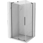 Mexen Velar L плъзгаща се душ кабина 110 x 80 см, прозрачна, gun metal - 871-110-080-03-95 (871-110-080-03-95)
