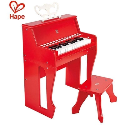 Hape Дървено светлинно пиано и стол, Hape, Червено