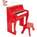 Hape Дървено светлинно пиано и стол, Hape, Червено