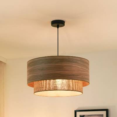 - Полилей MONTANA BOHO 1xE27/15W/230V, Ø 45 см, кафяв/черен (BG1179)