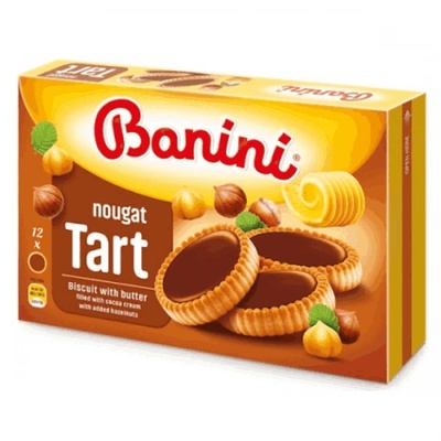Тарт с нуга крем Banini 210гр