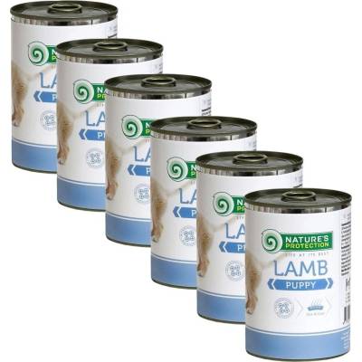 Natures Protection Dog Puppy lamb 6 x 400 g