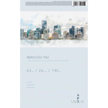 Скицник Watercolor Pad А3, 190 g, 24 листа (33741-А)