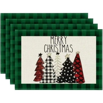 Image 1 of Коледни подложки Елхи - 2 бр в пакет
