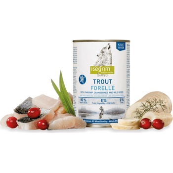 Isegrim Dog Adult Trout with Parsnip Cranberries & Wild Herbs 400 g