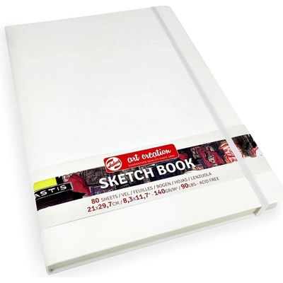 Talens Art Creation Sketch Book - skicák v bílé tvrdé vazbě 21x30 cm 80 listů 140 g
