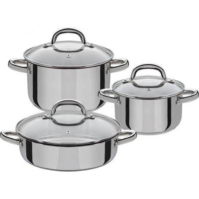 GSW Sada hrnců a pánví z nerezové oceli, Montreal 6dílná – Zboží Dáma