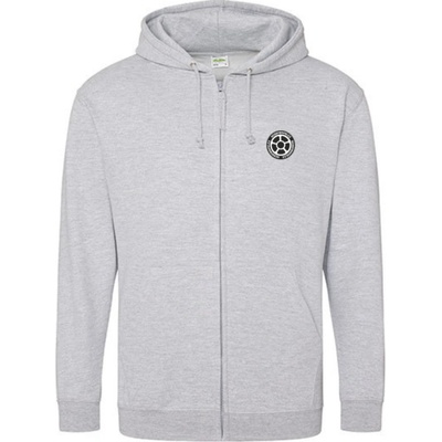 Scootering na zip Zoodie s kapucí heather grey