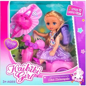 Игрален комплект с мини кукла с тротинетка KariKids 42228