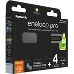 Panasonic 4 бр. Panasonic Eneloop PRO NEW R03/AAA 930mAh BK-4HCDEC4BE + кутия (5410853065050)