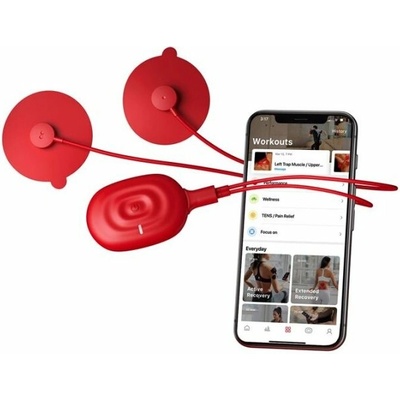 Therabody PowerDot Uno Gen 2.0 červená / chytrý stimulátor svalů (PD01926-01)