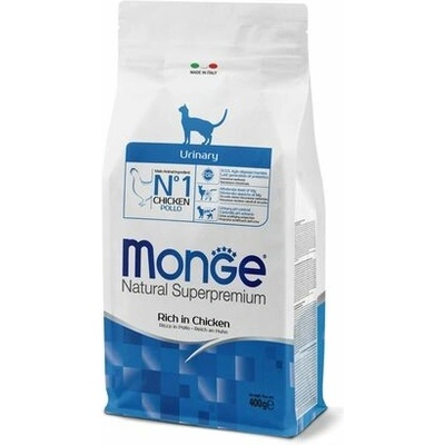 MONGE Natural Superpremium Urinary suché krmivo pre dospelé mačky pre zdravé močové cesty 0,4 kg