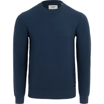 Firetrap Пуловер Firetrap Crew Neck Jumper Knitted Pullover Men - Navy
