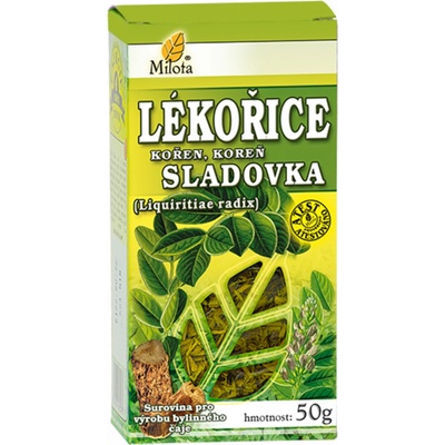 Milota Lékořice lysá kořen Bylinné čaje 50 g – Zbozi.Blesk.cz